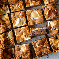 recipe: Marshmallow Blondies